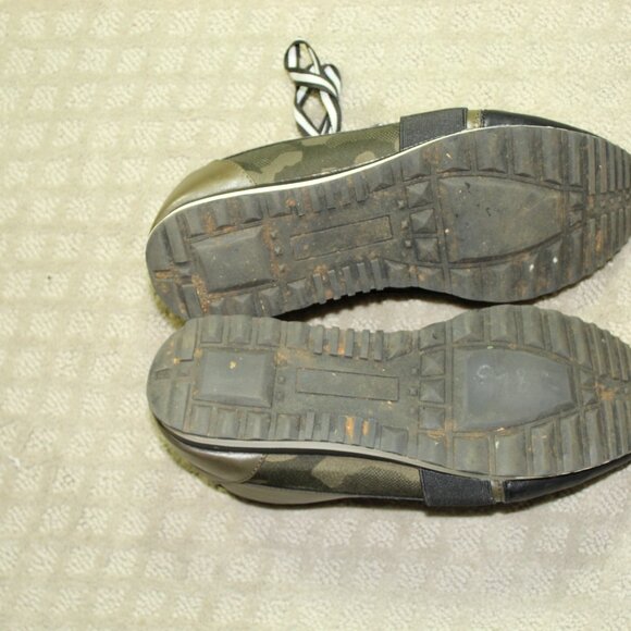 Steve Madden Kacie Women's Sz 10 Army Green Sneakers - Picture 6 of 6